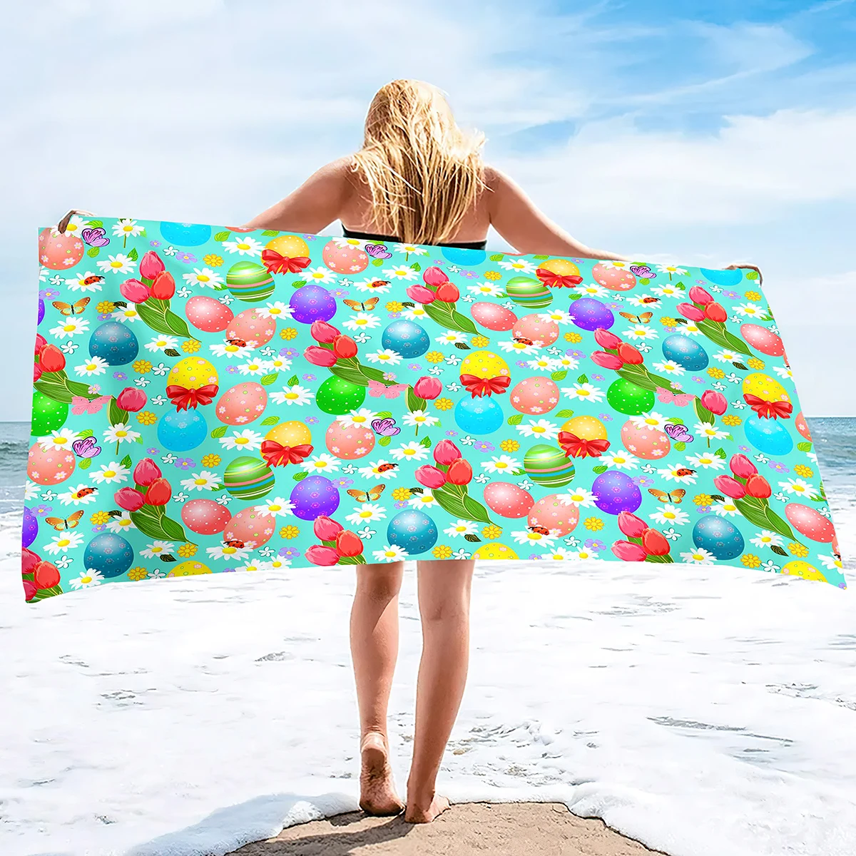 Happy Easter Beach Towels Adult Pool Towel Sand Towel Beach Blanket Sand Free Microfiber Quick Dry Swimming Pool Bath Towels
Happy Easter Beach Towels Adult Pool Towel Sand Towel Beach Blanket Sand Free Microfiber Quick Dry Swimming Pool Bath Towels