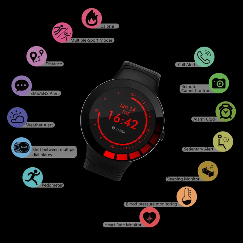 Men SmartWatch Men sport Full Touch Sport IP68Waterproof Bracelet Heart Rate Monitor Sleep Monitoring Smartwatch For IOS Android
Men SmartWatch Men sport Full Touch Sport IP68Waterproof Bracelet Heart Rate Monitor Sleep Monitoring Smartwatch For IOS Android