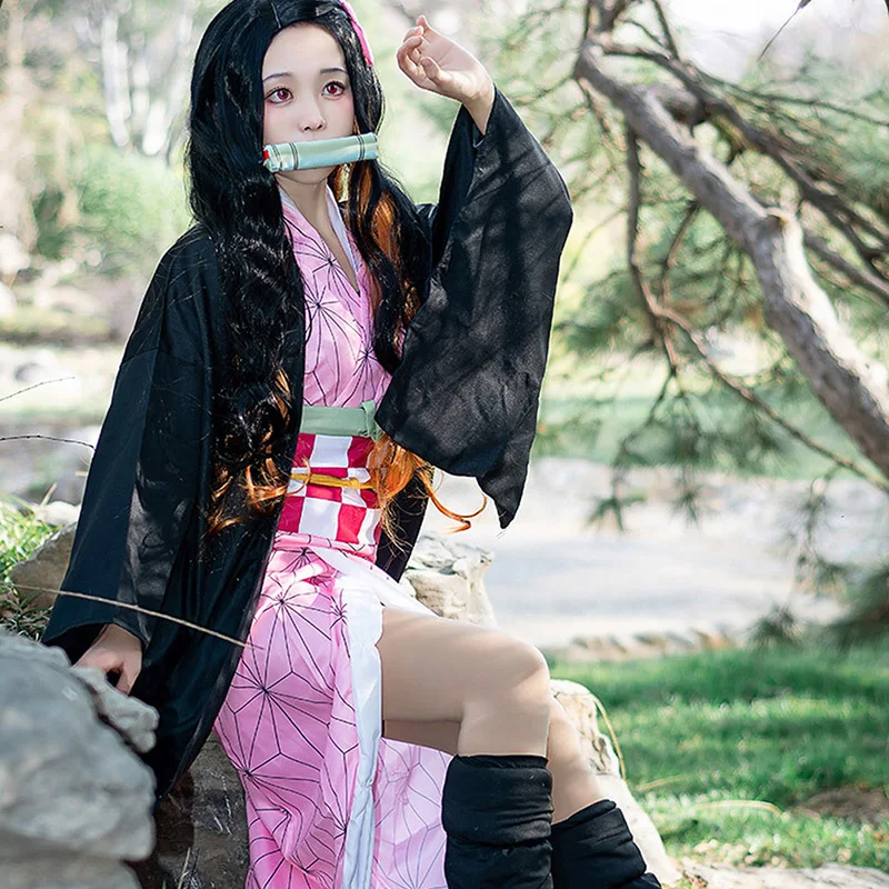 Demon Slayer Cosplay Tanjiro Nezuko Cosplay Costume Japanese Anime Cartoon Halloween Costume Christmas Gifts
Demon Slayer Cosplay Tanjiro Nezuko Cosplay Costume Japanese Anime Cartoon Halloween Costume Christmas Gifts