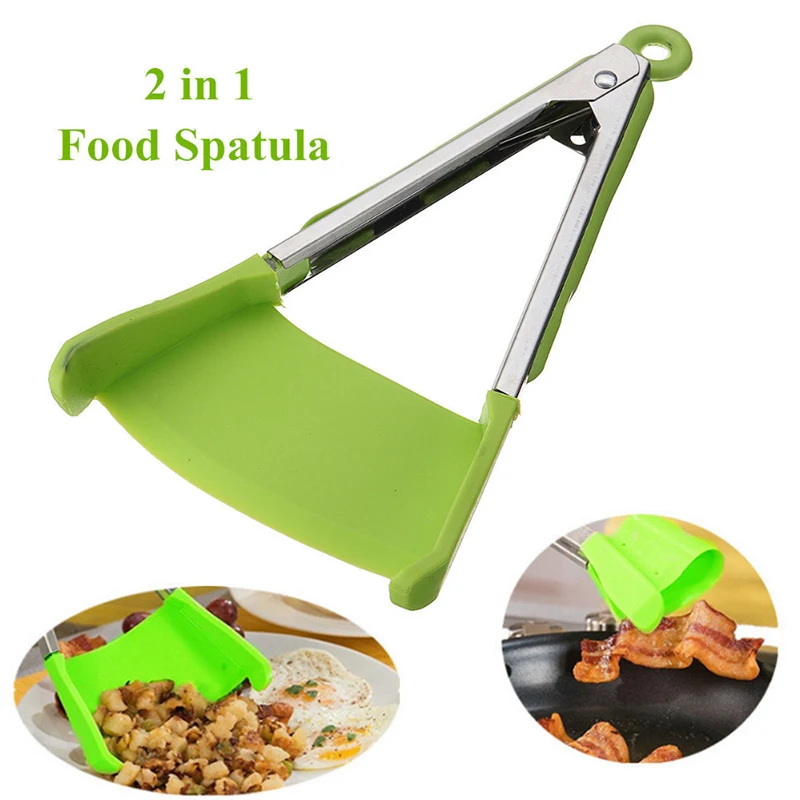 2 in 1 tongs non-stick heat-resistant silicone tongs kitchen shovel food clip barbecue clip kitchen utensil shovel
2 in 1 tongs non-stick heat-resistant silicone tongs kitchen shovel food clip barbecue clip kitchen utensil shovel