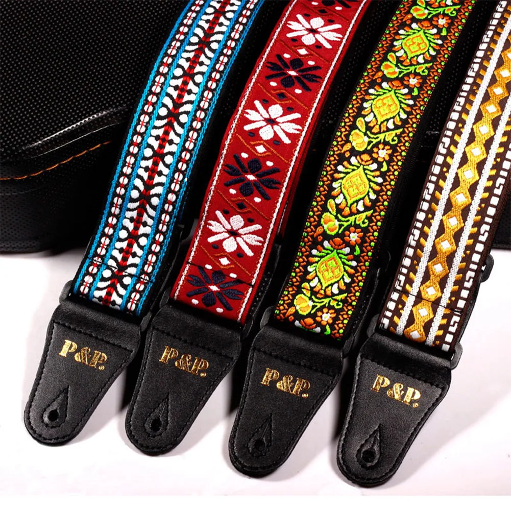 Guitar Strap Belt Adjustable Embroidered Cotton folk guitars/ bass Strap 2 inches width Stringed Instruments Accessories
Guitar Strap Belt Adjustable Embroidered Cotton folk guitars/ bass Strap 2 inches width Stringed Instruments Accessories