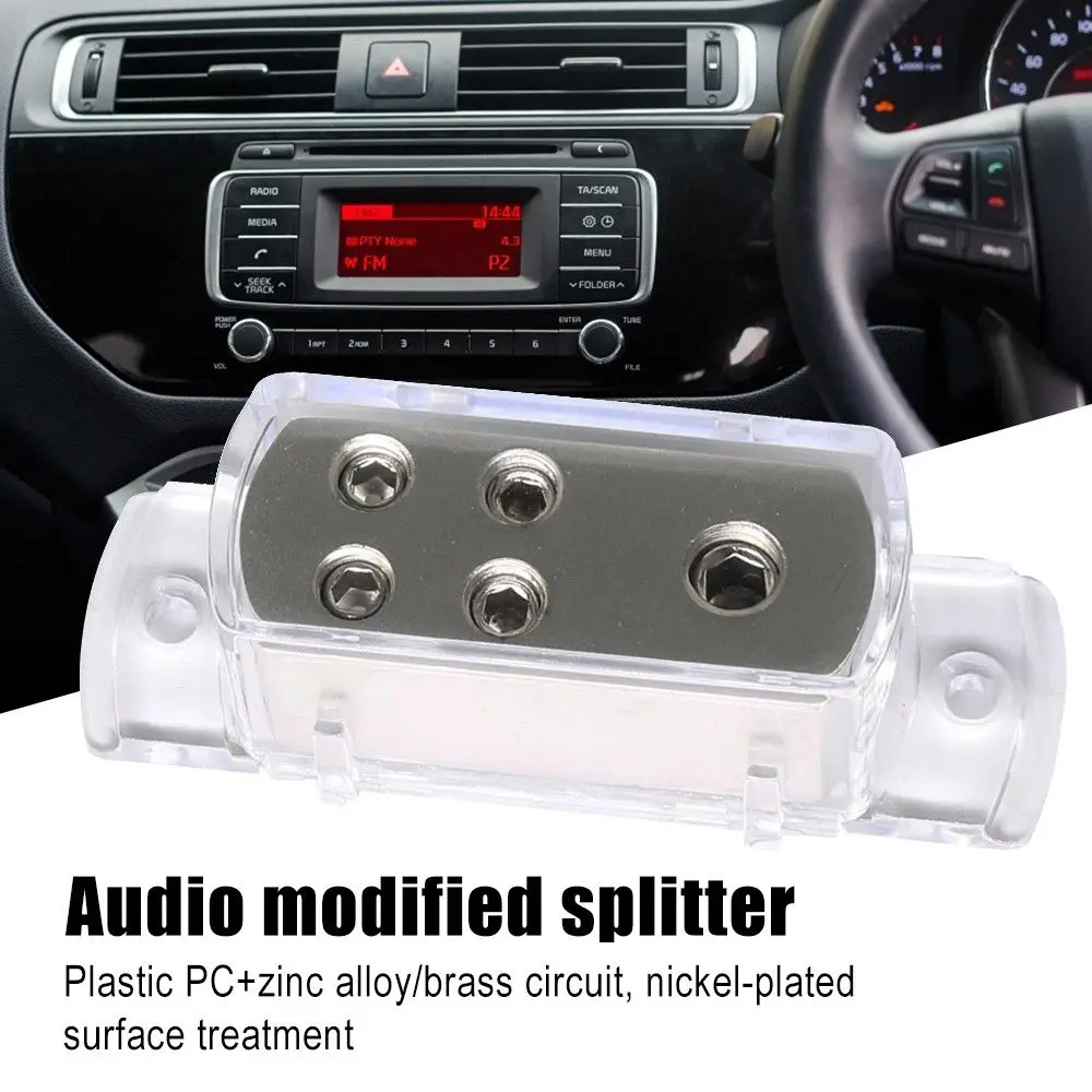 Connecting Block Car Part Car Accessories 4-Way Power Distribution Block Power/Ground Cable Splitter Audio Splitter
Connecting Block Car Part Car Accessories 4-Way Power Distribution Block Power/Ground Cable Splitter Audio Splitter