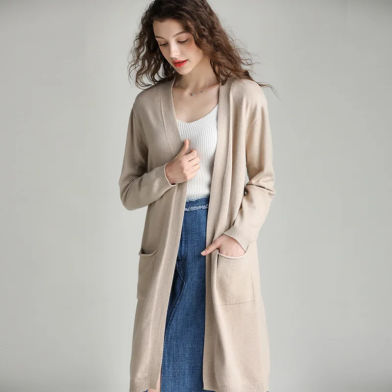 2022 Long Cardigan Women Sweater Autumn Winter Bat Sleeve Knitted Sweater Femme Jacket Loose Ladies Sweaters Cardigans New
2022 Long Cardigan Women Sweater Autumn Winter Bat Sleeve Knitted Sweater Femme Jacket Loose Ladies Sweaters Cardigans New