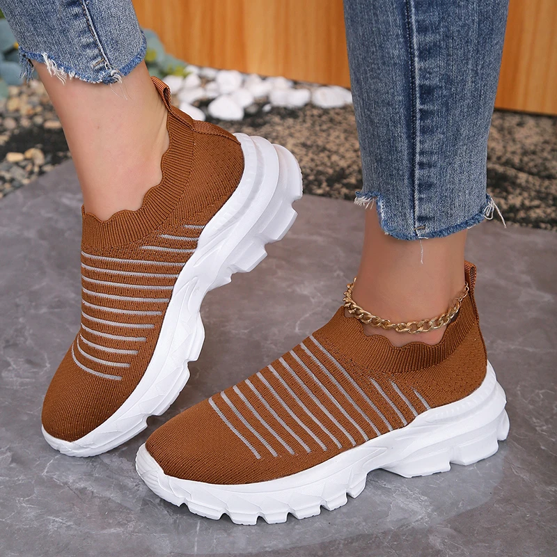 Female Shoes on Sale 2023 High Quality Slip on Women's Vulcanize Shoes Autumn Breathable Mesh Outdoor Walking Flat Casual Shoes
Female Shoes on Sale 2023 High Quality Slip on Women's Vulcanize Shoes Autumn Breathable Mesh Outdoor Walking Flat Casual Shoes