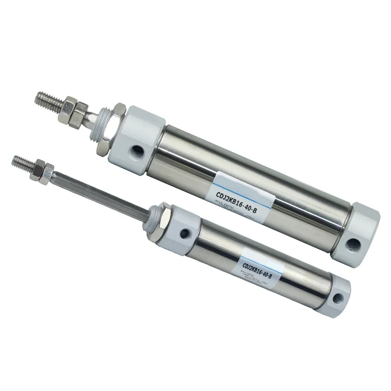 

Double Acting Pneumatic Air Cylinder Mini Small CDJ2B Type Single Rod 10mm 12mm 16mm Bore 20mm 25mm 30mm 150mm Stroke CDJ2B16