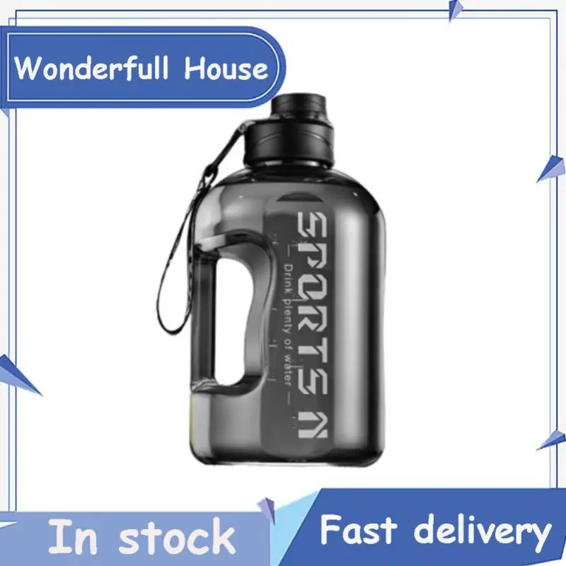 

Large-capacity Plastic Space Pot Pp Material Sports Fitness Gym Cycling Cup Leakproof Belly Water Cup Kettle Drinkware