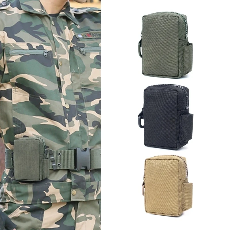 

1000D Tactical Molle EDC Pouch Utility Gadget Belt Waist Bag Military Equipment Portable Waterproof Camping Hiking Climbing Bags