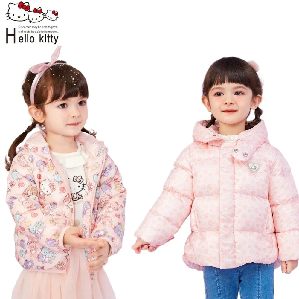 Sanrios Anime Kawaii Hellokittys Girls Short Paragraph Coat Autumn Winter Girl Baby Hooded Tops Down Jacket Kids Birthday Gifts
Sanrios Anime Kawaii Hellokittys Girls Short Paragraph Coat Autumn Winter Girl Baby Hooded Tops Down Jacket Kids Birthday Gifts