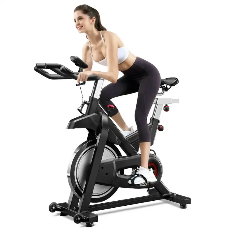 Bike 330 lbs Capacity Indoor Cycling Bike with LCD Display and Professional Seat
Bike 330 lbs Capacity Indoor Cycling Bike with LCD Display and Professional Seat