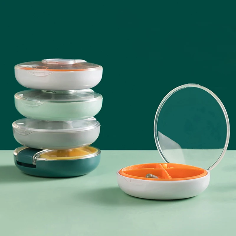 Round Portable Mini Smal Pill Cutter Splitter Divide Storage Case Medicine Cut Compartment Box Holder Pill Box
Round Portable Mini Smal Pill Cutter Splitter Divide Storage Case Medicine Cut Compartment Box Holder Pill Box