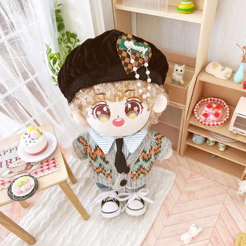 20cm doll clothes beret HAT sweater suit dolls accessories for our generation Korea Kpop EXO idol Dolls gift DIY Toys YIBO
20cm doll clothes beret HAT sweater suit dolls accessories for our generation Korea Kpop EXO idol Dolls gift DIY Toys YIBO