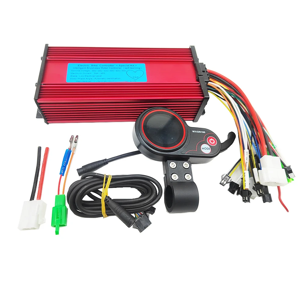 36V 48V 60V 1200W 1500W 2000W Electric Bike Scooter Controller with LCD Display Thumb Throttle Fit TF100 S866 TF200
36V 48V 60V 1200W 1500W 2000W Electric Bike Scooter Controller with LCD Display Thumb Throttle Fit TF100 S866 TF200