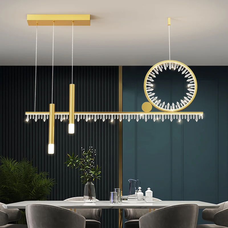 Modern Nordic Light Luxury Crystal Led Chandelier Dining Room Kitchen Living Room Bedroom Ring Strip Lighting Chandelier
Modern Nordic Light Luxury Crystal Led Chandelier Dining Room Kitchen Living Room Bedroom Ring Strip Lighting Chandelier