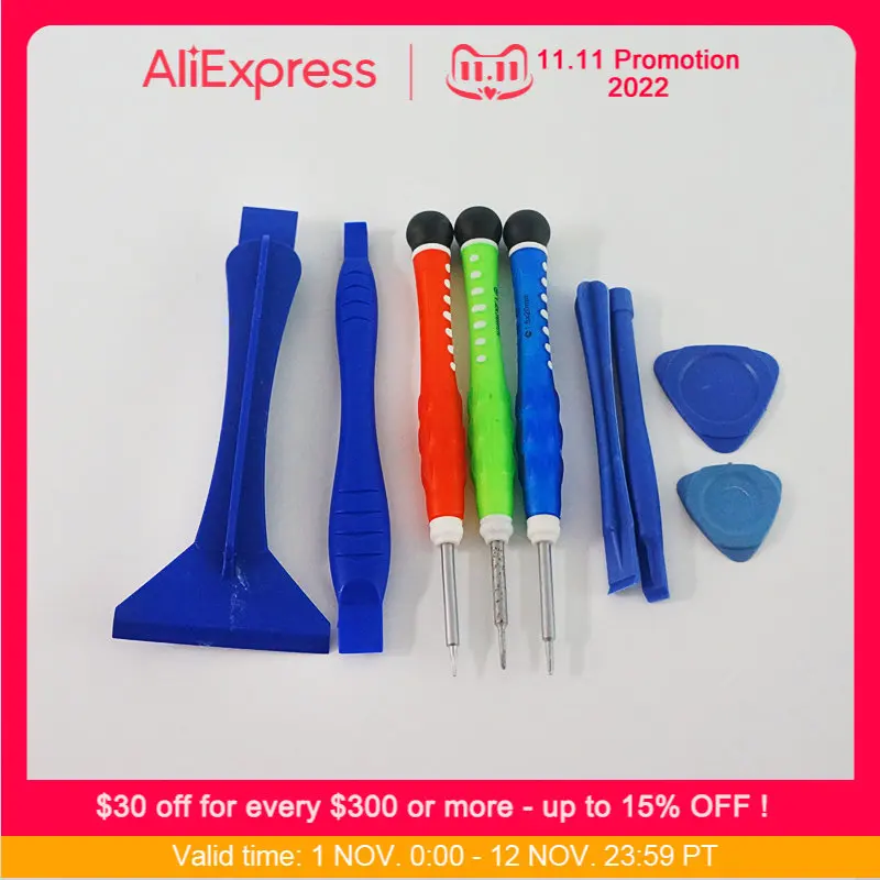 9 In 1 Set Disassembly Repair Tools for Mobile Phone Metal Pry Bar Disassemble Kits with Tool Box Parts for Cellphone 9 Pieces
9 In 1 Set Disassembly Repair Tools for Mobile Phone Metal Pry Bar Disassemble Kits with Tool Box Parts for Cellphone 9 Pieces