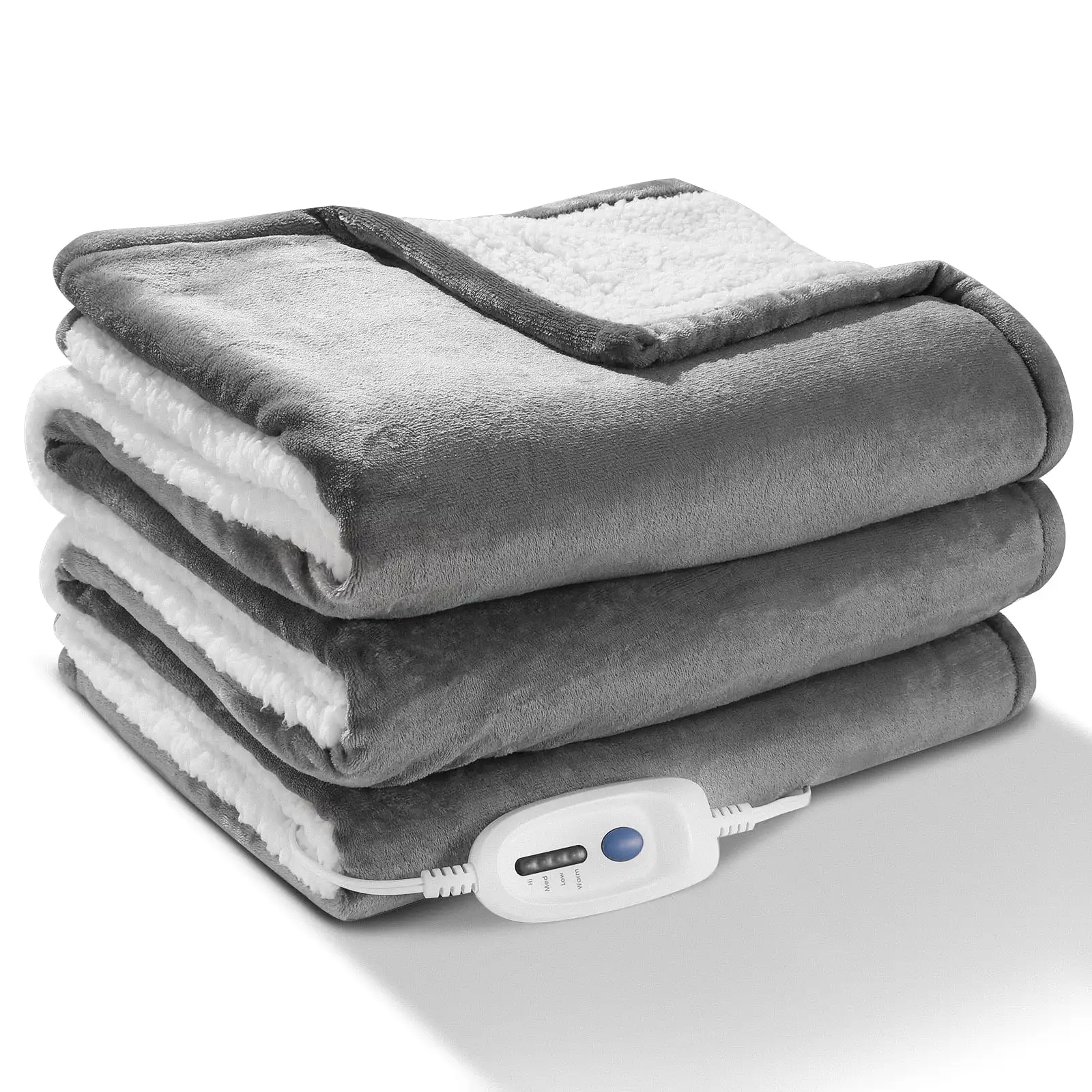 Electric Blanket 72"x84", Heated Blanket Full Size Flannel&Shu Velveteen Reversible, ETL and FCC Certification Fast Heating with
Electric Blanket 72"x84", Heated Blanket Full Size Flannel&Shu Velveteen Reversible, ETL and FCC Certification Fast Heating with