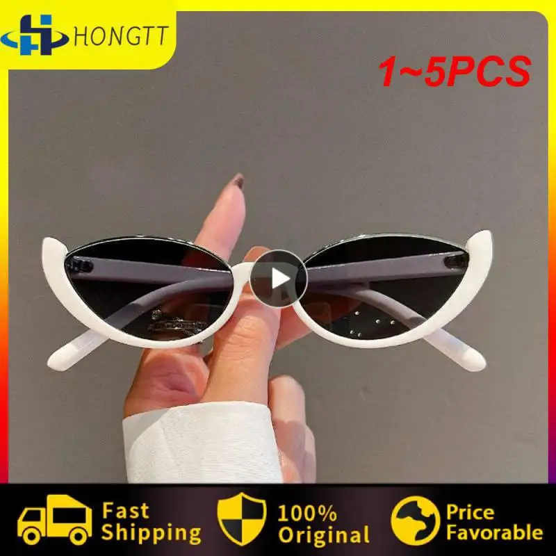 1~5PCS New Small Cat Eye Sunglasses Women Men Trendy Vintage Shades Eyewear Fashion Driving Cycling Sunglasses Half-frame Sun
1~5PCS New Small Cat Eye Sunglasses Women Men Trendy Vintage Shades Eyewear Fashion Driving Cycling Sunglasses Half-frame Sun