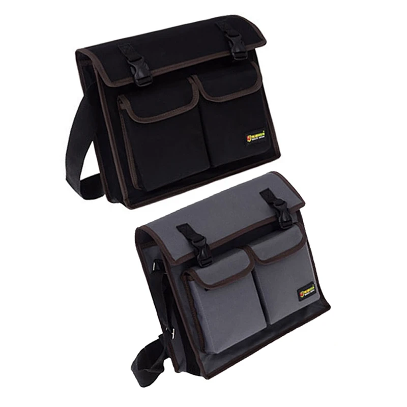 

Yileqi Multifunctional Single Shoulder Bag Hardware Electrician Toolkit Tool Bag Waterproof Wear-Resistant Oxford Cloth Belt Bag