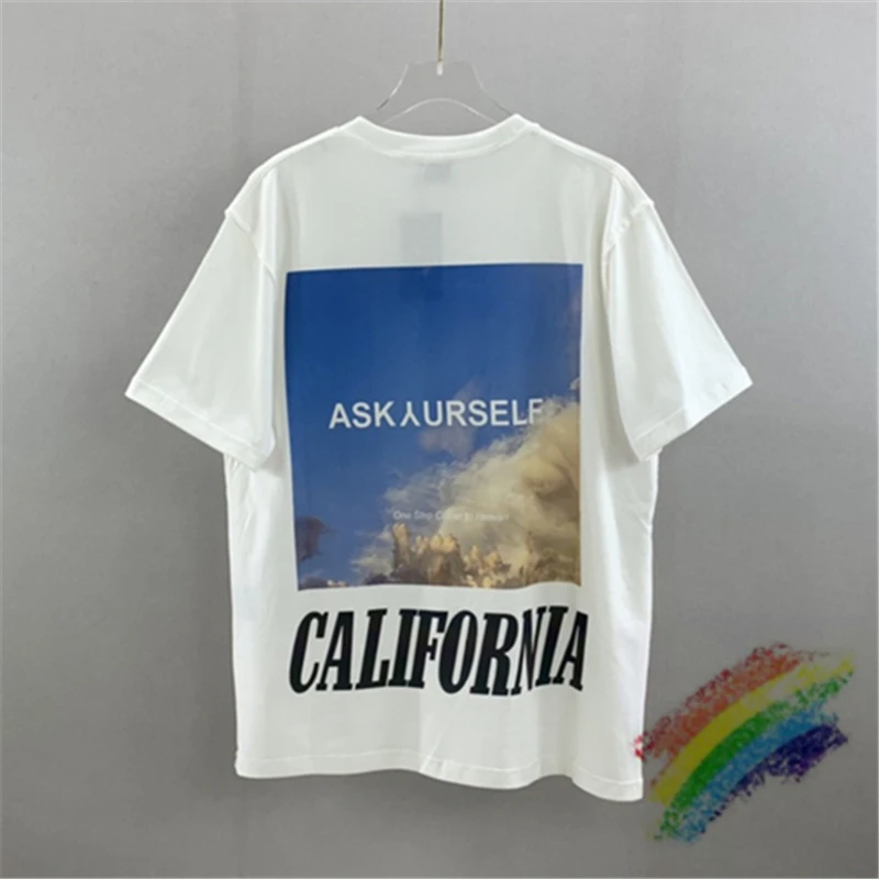 White Askyurself Heaven T Shirt Men Women California Logo Askyurself T-shirt Loose Fit Tops ASK Short Sleeve
White Askyurself Heaven T Shirt Men Women California Logo Askyurself T-shirt Loose Fit Tops ASK Short Sleeve