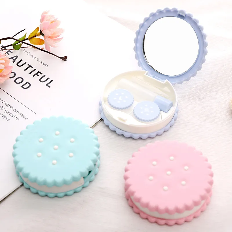 KSSEYE 1 PC Contact Lens Case Easy to Carry Mirror Case Travel Set Tweezers Suction Stick Eye Care Kit Round Biscuit Cute Box
KSSEYE 1 PC Contact Lens Case Easy to Carry Mirror Case Travel Set Tweezers Suction Stick Eye Care Kit Round Biscuit Cute Box