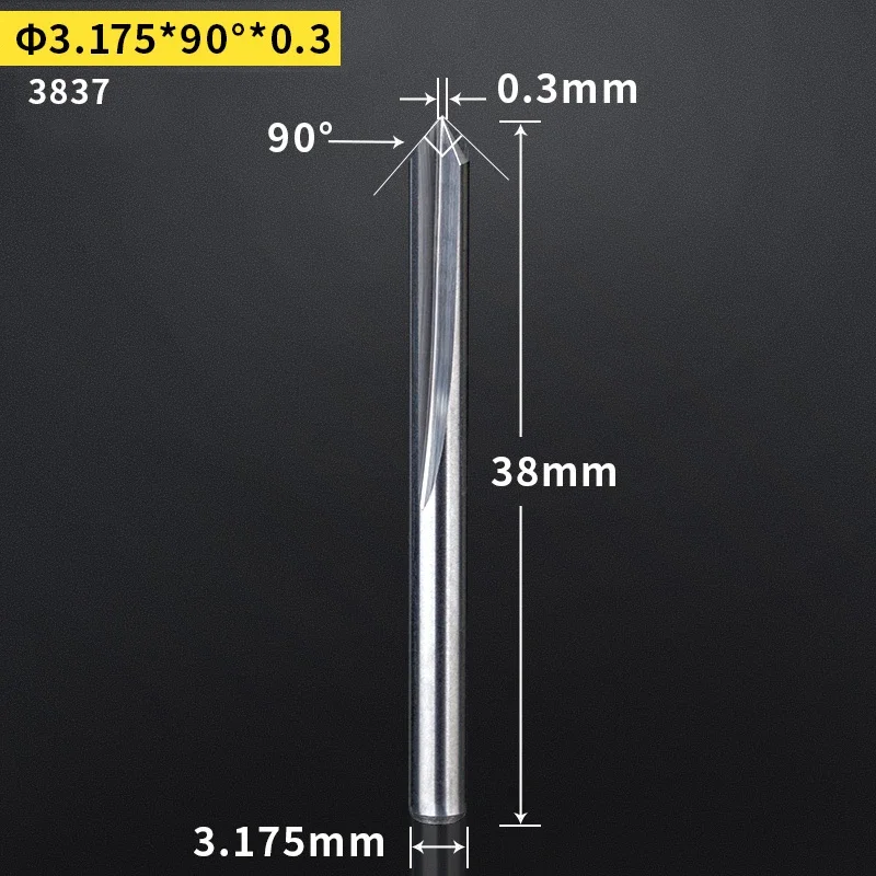2-флейтовая концевая фреза с V-образным наконечником, хвостовик 3,175 мм, двойное лезвие, прямая канавка, гравировальная фреза с ЧПУ, острый инструмент для резьбы по дереву, акриловой МДФ
2-флейтовая концевая фреза с V-образным наконечником, хвостовик 3,175 мм, двойное лезвие, прямая канавка, гравировальная фреза с ЧПУ, острый инструмент для резьбы по дереву, акриловой МДФ