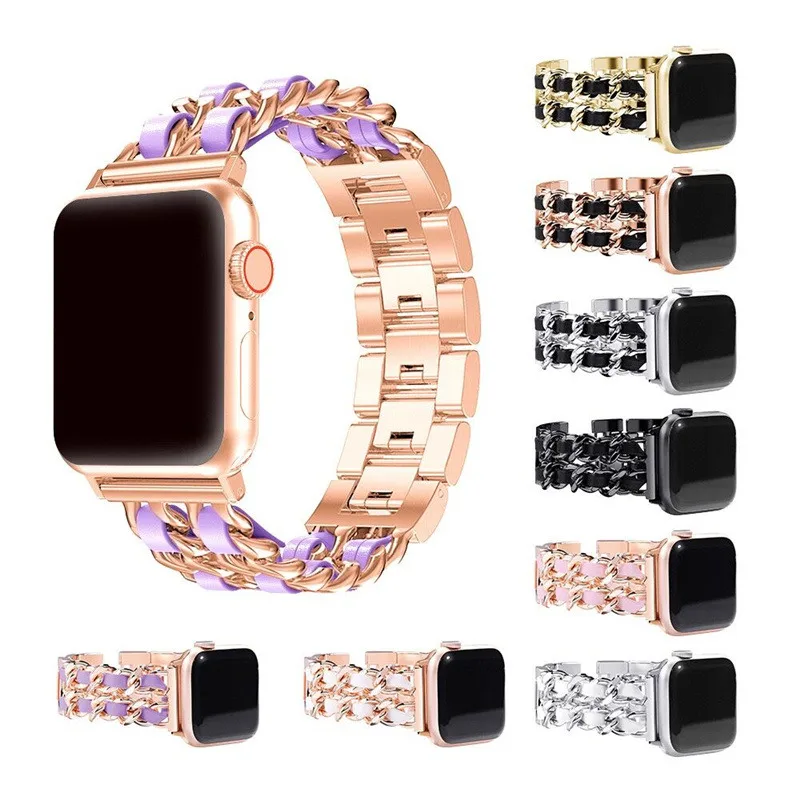 Cowboy Chain Style Wrist Strap for Apple Watch Series 7 6 5 4 3 2 SE Stainless Steel Link Band 41mm 45mm
Cowboy Chain Style Wrist Strap for Apple Watch Series 7 6 5 4 3 2 SE Stainless Steel Link Band 41mm 45mm