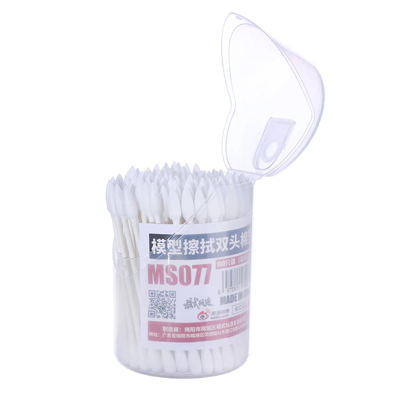 100Pcs Double Head Cotton Swab Model Penetrating Line Cleaning Tools DIY Decals Wiping Tools for Model Hobby Supplies
100Pcs Double Head Cotton Swab Model Penetrating Line Cleaning Tools DIY Decals Wiping Tools for Model Hobby Supplies