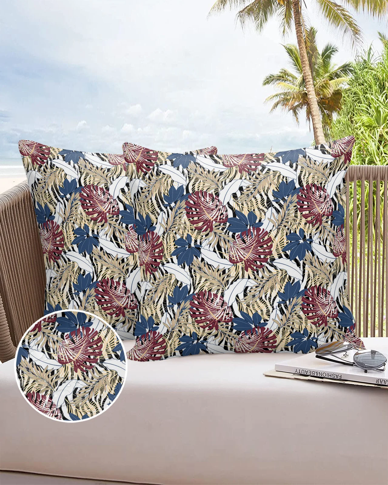 Tropical Jungle Palm Leaf Banana Leaf Tiger Waterproof Pillow Cover Home Office Decoration Pillow Case Chair Sofa Cushion Cover
Tropical Jungle Palm Leaf Banana Leaf Tiger Waterproof Pillow Cover Home Office Decoration Pillow Case Chair Sofa Cushion Cover