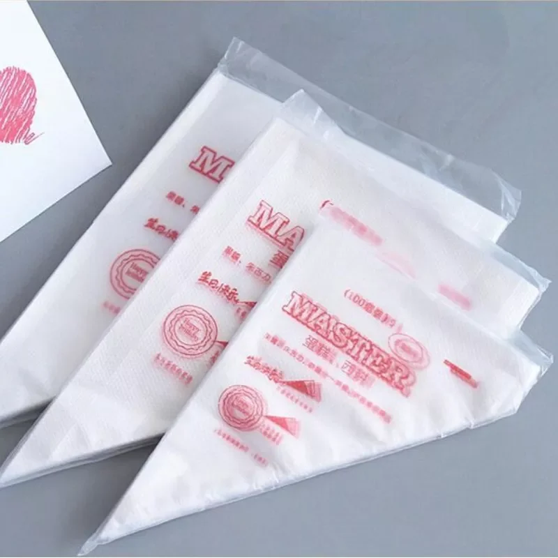 100PCS Small Size Pastry Bag Disposable Piping Bag Cake Icing Fondant Cake Cream Decoration Bakery Baking Tools
100PCS Small Size Pastry Bag Disposable Piping Bag Cake Icing Fondant Cake Cream Decoration Bakery Baking Tools