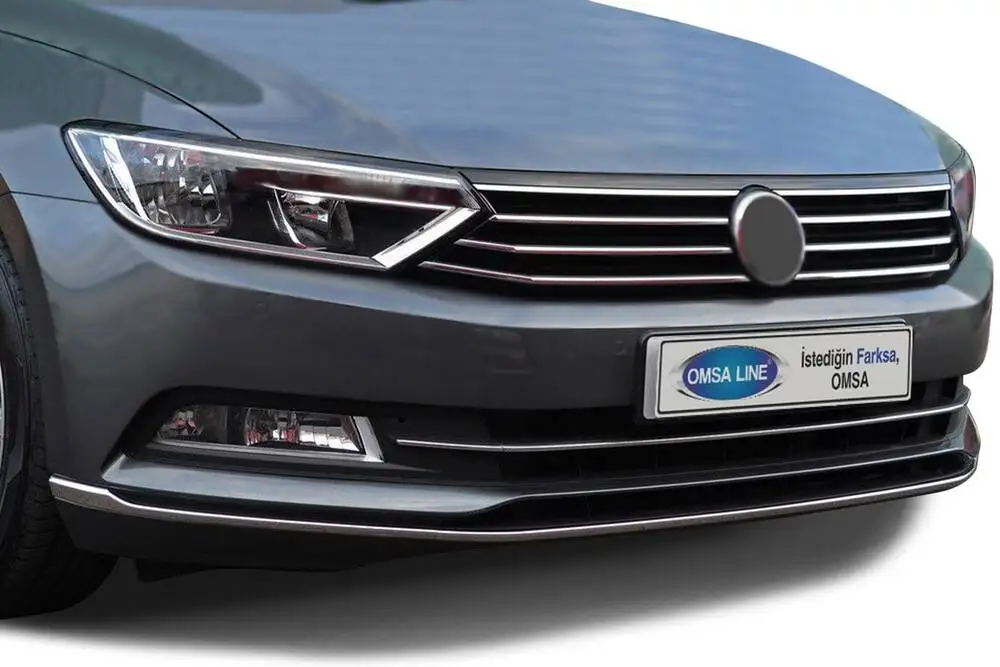 Решетки для переднего бампера Volkswagen Passat B8 (2015 2022) - 3 шт. -St. Сталь-SD
Решетки для переднего бампера Volkswagen Passat B8 (2015 2022) - 3 шт. -St. Сталь-SD