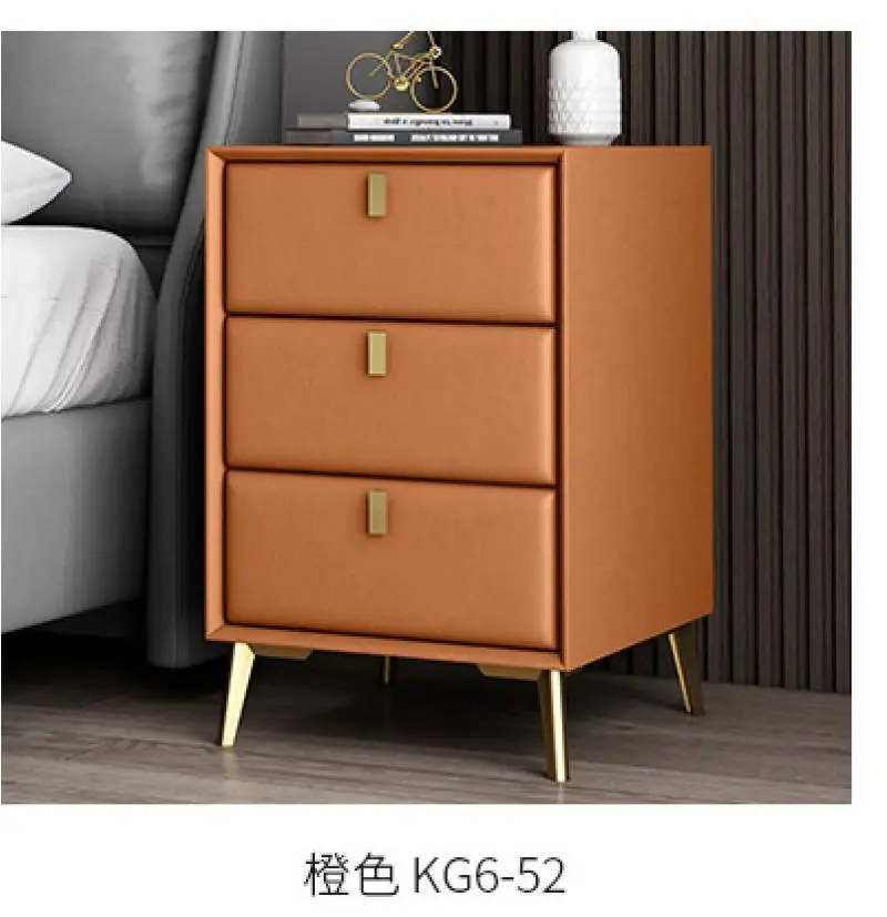 Light Luxury Wooden Pink Bedside Table With Three Drawers Simple Modern Leather Bedside Cabinet Mini Storage Cabinet For Bedroom
Light Luxury Wooden Pink Bedside Table With Three Drawers Simple Modern Leather Bedside Cabinet Mini Storage Cabinet For Bedroom