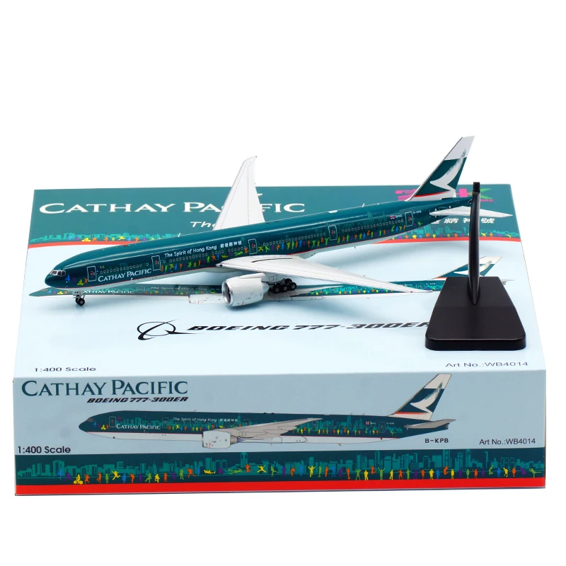 Diecast Metal Alloy 1/400 Scale B777-300ER B-KPB Cathay Airline Aircraft B777 Plane Model Toy Airplanes For Collection
Diecast Metal Alloy 1/400 Scale B777-300ER B-KPB Cathay Airline Aircraft B777 Plane Model Toy Airplanes For Collection