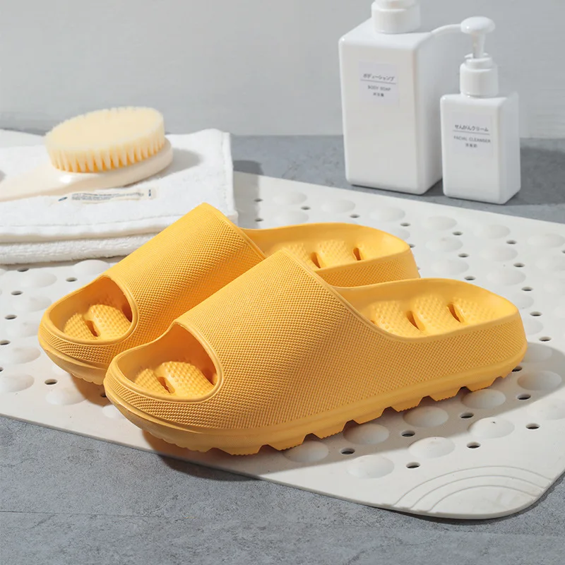 Summer Non-slip Bathroom Slippers Thick Sole Slippers Hollow Out Indoor Shoes EVA Soft Sole Sandal Beach Shoes Female Footwear
Summer Non-slip Bathroom Slippers Thick Sole Slippers Hollow Out Indoor Shoes EVA Soft Sole Sandal Beach Shoes Female Footwear