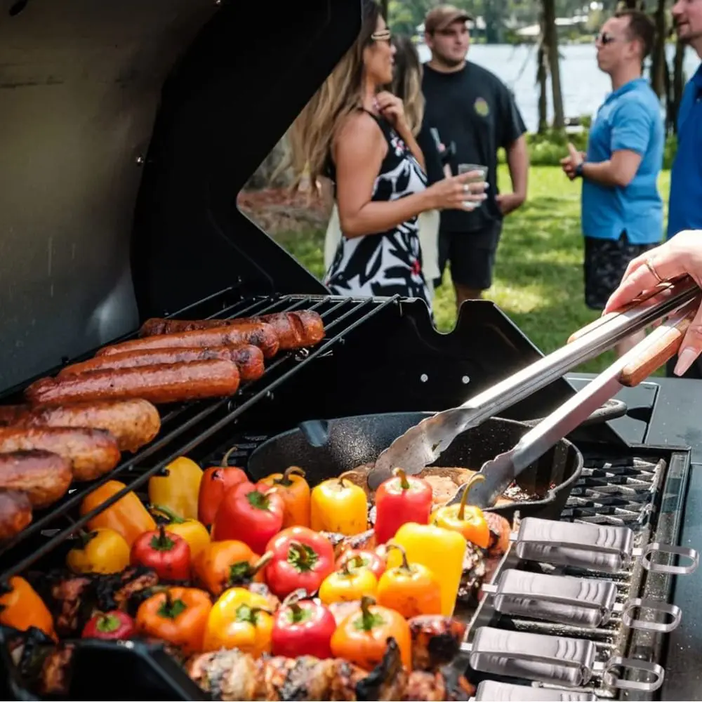 Outdoor Travel BBQ Grilling Accessories with 6 Notch Barbecue Tool Stainless Steel Grill Holder BBQ Grill Rack
Outdoor Travel BBQ Grilling Accessories with 6 Notch Barbecue Tool Stainless Steel Grill Holder BBQ Grill Rack