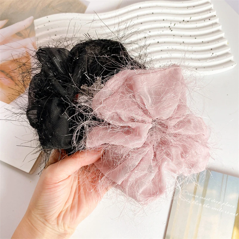 2023 Fashion Feather Chiffon Elastic Hair Band Women Solid Color Scrunchies Sweet Hair Tie Ponytail Holder Korea Spring Headwear
2023 Fashion Feather Chiffon Elastic Hair Band Women Solid Color Scrunchies Sweet Hair Tie Ponytail Holder Korea Spring Headwear
