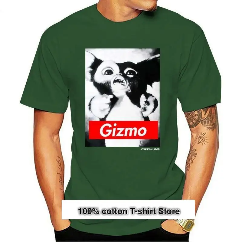 Camiseta de gremlin para hombre, camiseta de color blanco y negro con foto de Gizmo
Camiseta de gremlin para hombre, camiseta de color blanco y negro con foto de Gizmo