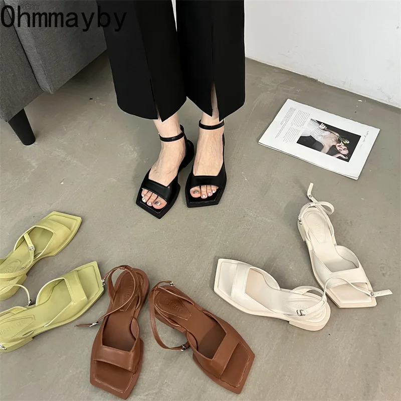 2022 Design Shoes Sqaure Toe Fashion Ladies Sandals Low Heel Women Dress Ankle Strap Summer Rome Sandalias Mujer
2022 Design Shoes Sqaure Toe Fashion Ladies Sandals Low Heel Women Dress Ankle Strap Summer Rome Sandalias Mujer