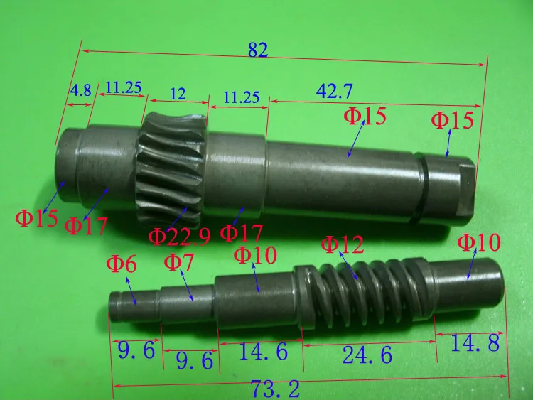 1.25 Die Steel Worm Gear Set Speed Ratio 1:16 Lifting Device Motor
1.25 Die Steel Worm Gear Set Speed Ratio 1:16 Lifting Device Motor