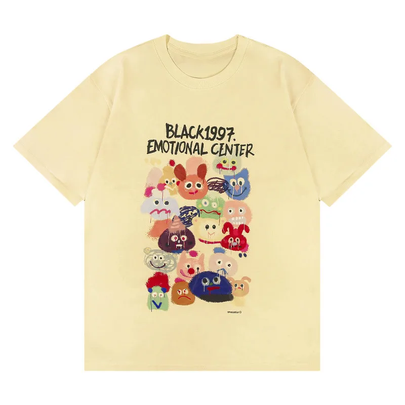 Women T-shirts Harajuku Girls Oversized Tops Funny Graffiti Print O-neck Short Sleeve Loose Summer Cotton Tshirt White Tee M-5XL 
Women T-shirts Harajuku Girls Oversized Tops Funny Graffiti Print O-neck Short Sleeve Loose Summer Cotton Tshirt White Tee M-5XL