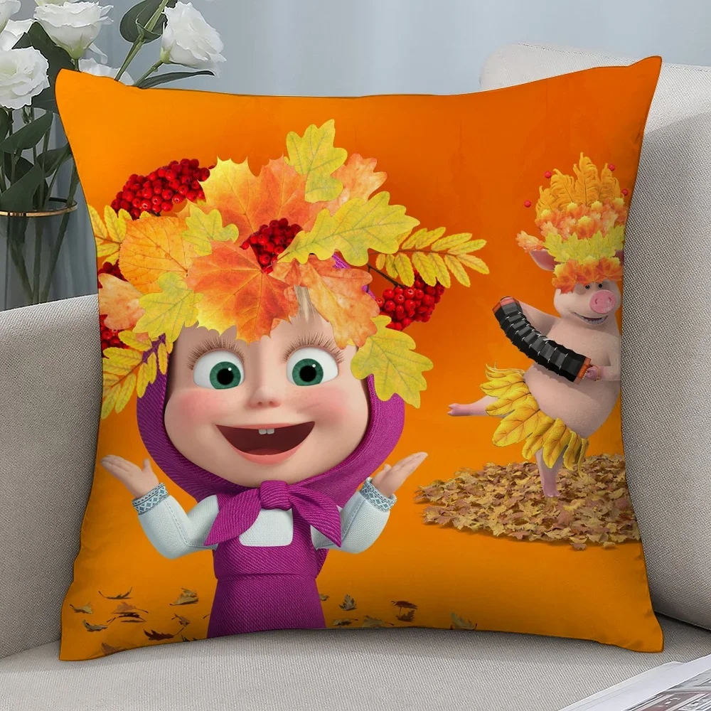 Чехол для подушки Маша и Медведи
Чехол для подушки Маша и Медведи