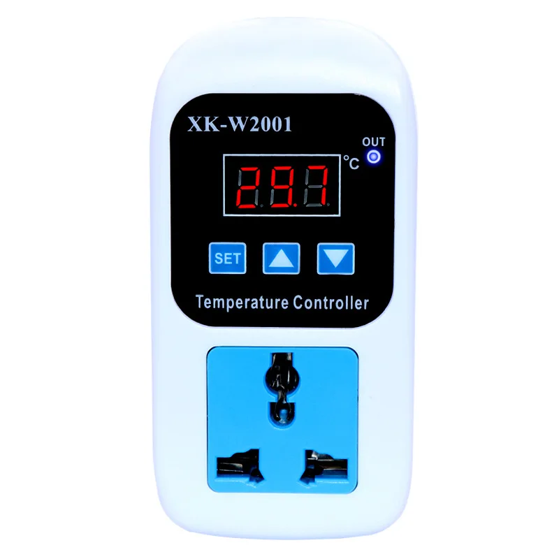 AC 110-220V Digital Thermostat Regulator Temperature Controller Microcomputer Socket Outlet -50~110C + NTC Sensor
AC 110-220V Digital Thermostat Regulator Temperature Controller Microcomputer Socket Outlet -50~110C + NTC Sensor