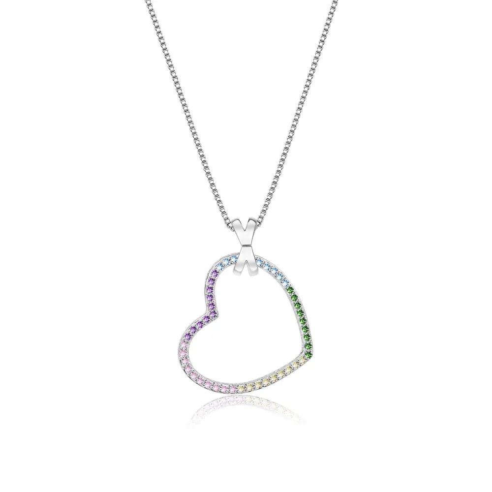 Женское ожерелье из серебра 925 пробы, с фианитами
Женское ожерелье из серебра 925 пробы, с фианитами