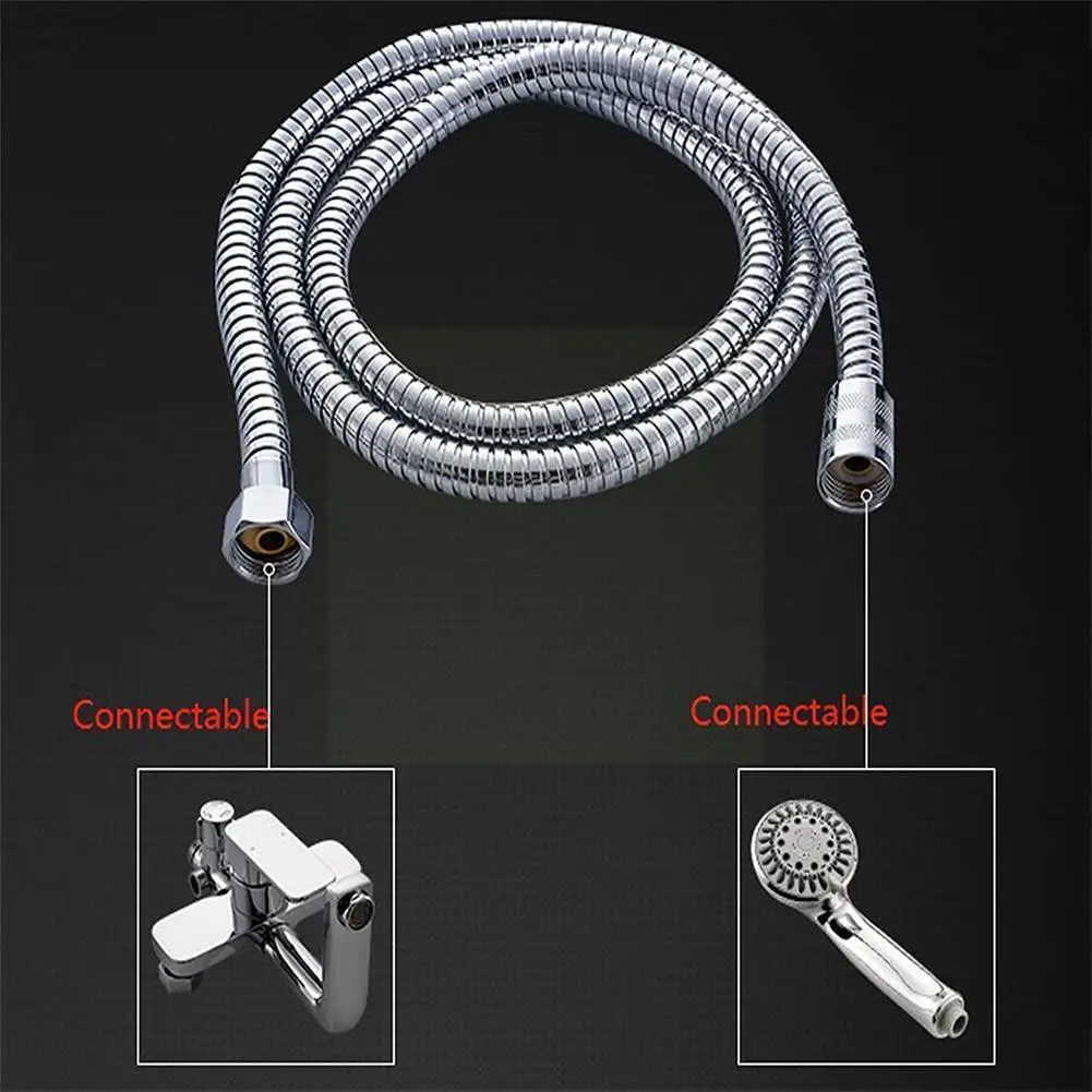 Steel Flexible Shower Hose Long Bathroom Shower Water Pipe Extension Tube Hose Pulling Accessories Plumbing Bathroom S7c5
Steel Flexible Shower Hose Long Bathroom Shower Water Pipe Extension Tube Hose Pulling Accessories Plumbing Bathroom S7c5