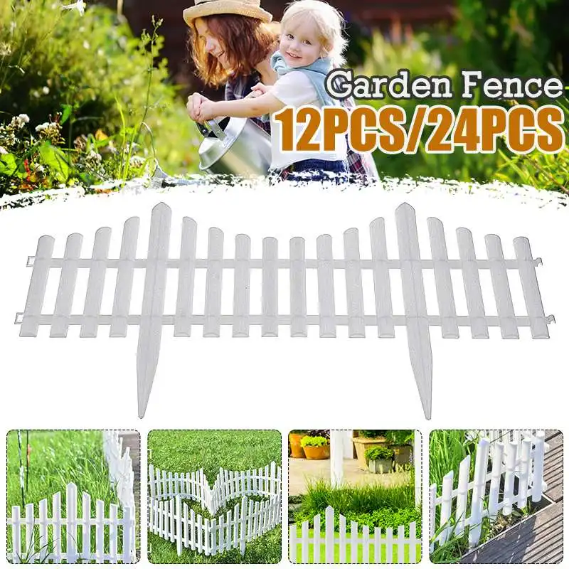 12PCS Outdoor Garden Fence Plastic Fence for Garden Courtyard Kindergarten Flower Vegetable Small Fence DIY Fence Decoration
12PCS Outdoor Garden Fence Plastic Fence for Garden Courtyard Kindergarten Flower Vegetable Small Fence DIY Fence Decoration
