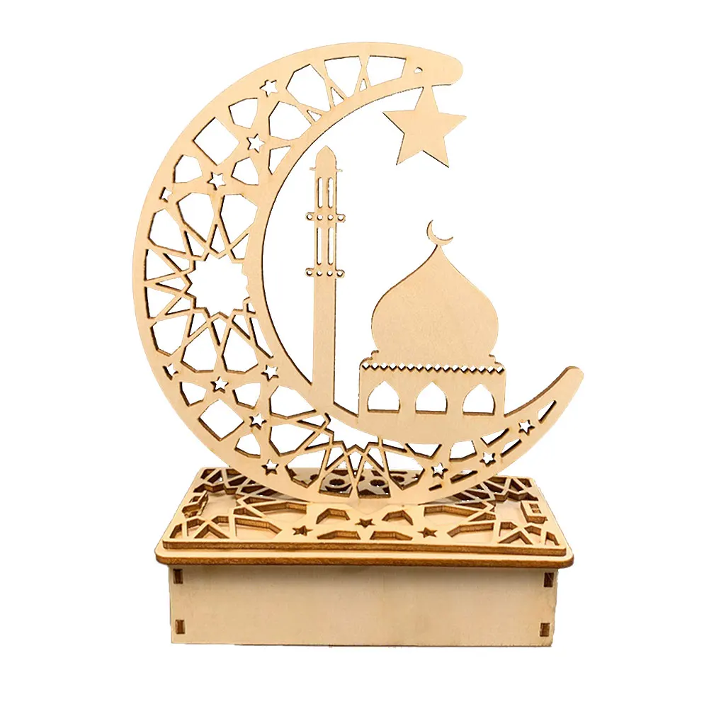 DIY Wooden Moon LED Candle Lamp Ramadan Decorations Muslim Islam Eid Mubarak Crafts Ornaments Light Home Party Table Lamp Light
DIY Wooden Moon LED Candle Lamp Ramadan Decorations Muslim Islam Eid Mubarak Crafts Ornaments Light Home Party Table Lamp Light