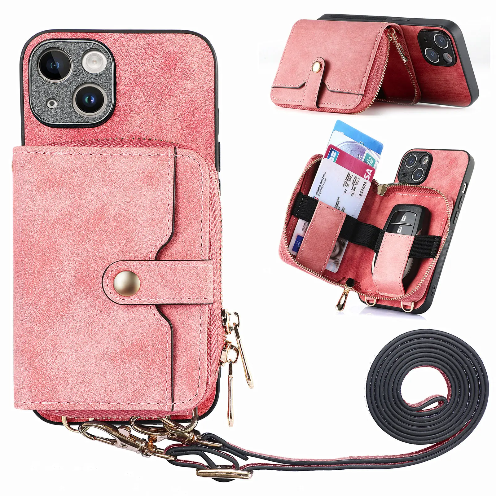 BR14 Leather RFID Anti-theft Brush Phone Case For Samsung S23 S22 Ultra S21 Plus S20 Zipper Long Lanyard Stand Card Solt Cover
BR14 Leather RFID Anti-theft Brush Phone Case For Samsung S23 S22 Ultra S21 Plus S20 Zipper Long Lanyard Stand Card Solt Cover