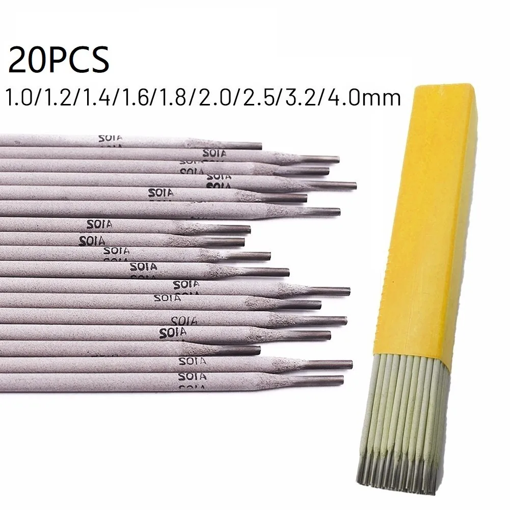 20pcs 1.0mm-4.0mm Electric Welding Rod Electrode A102 Solder Wires Weld Tool Electrode Ultra Fine Electrode 304Stainless Steel
20pcs 1.0mm-4.0mm Electric Welding Rod Electrode A102 Solder Wires Weld Tool Electrode Ultra Fine Electrode 304Stainless Steel