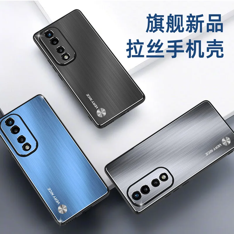 Case For Honor 70 Pro Honor70 Man Business Brushed Metal+TPU Shockproof Cover For Huawei Honor 70
Case For Honor 70 Pro Honor70 Man Business Brushed Metal+TPU Shockproof Cover For Huawei Honor 70