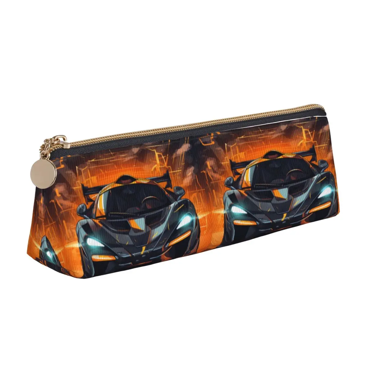 Fantastic Sports Car Leather Pencil Case 2D Elements Cartoon Vintage Pencil Box Elementary School For Child Triangle Pen Bag
Fantastic Sports Car Leather Pencil Case 2D Elements Cartoon Vintage Pencil Box Elementary School For Child Triangle Pen Bag