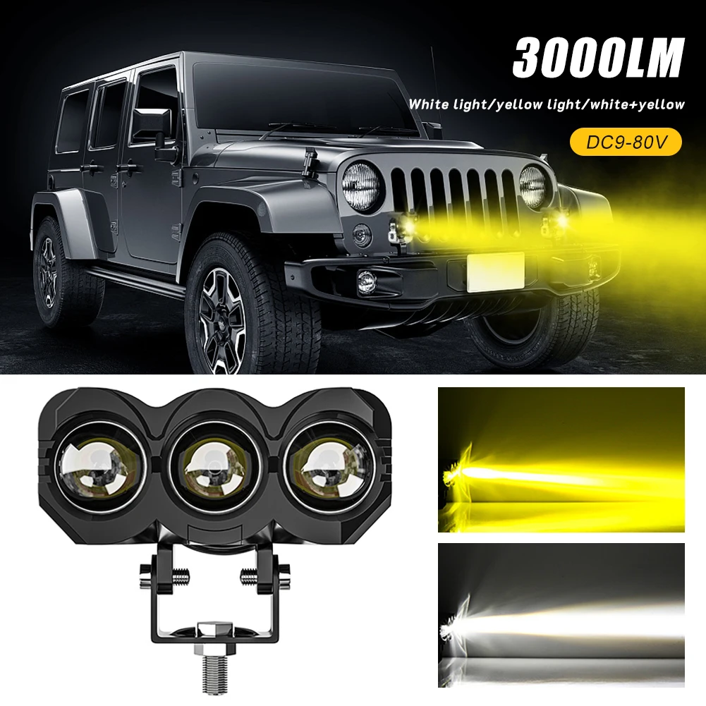 30W Universal Motorcycle Headlight LED Spot Light Owl 3 Lens White Yellow Fog Light Auxiliary Headlamp Work Light Accessories
30W Universal Motorcycle Headlight LED Spot Light Owl 3 Lens White Yellow Fog Light Auxiliary Headlamp Work Light Accessories