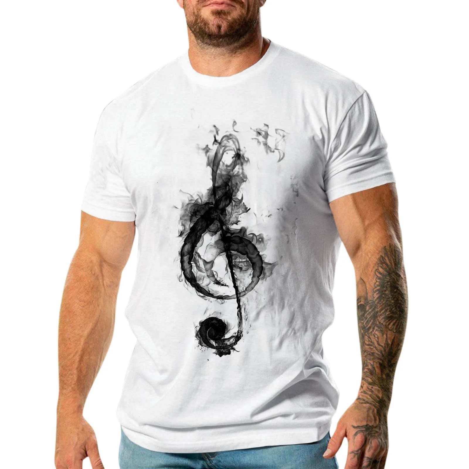 Футболка мужская с музыкальным принтом, Модный повседневный топ с круглым вырезом и коротким рукавом, пуловер, уличная одежда, на лето
Футболка мужская с музыкальным принтом, Модный повседневный топ с круглым вырезом и коротким рукавом, пуловер, уличная одежда, на лето